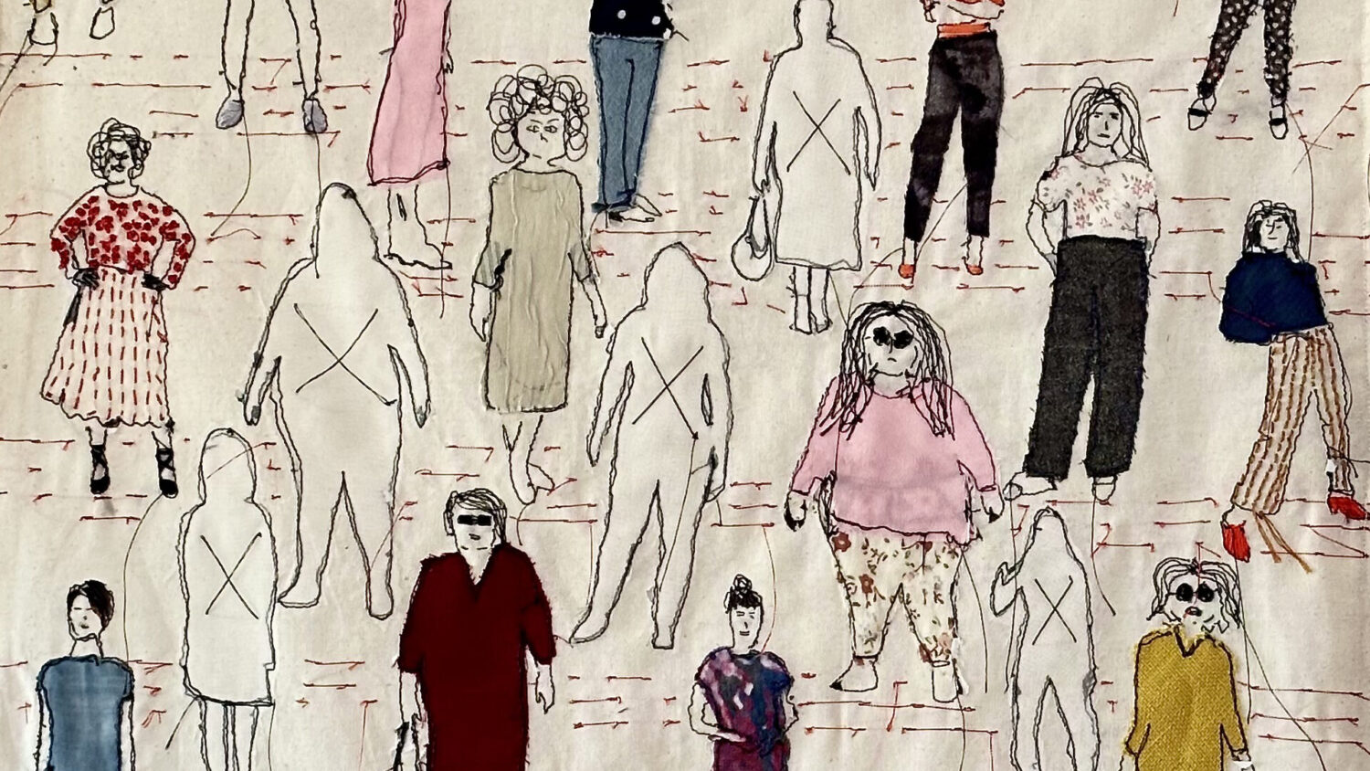 Obra textil: Puntadas Ausentes